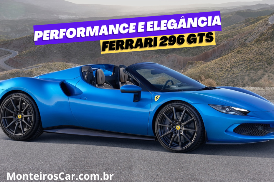 Ferrari 296 GTS A Fusão de Performance e Elegância Descapotável