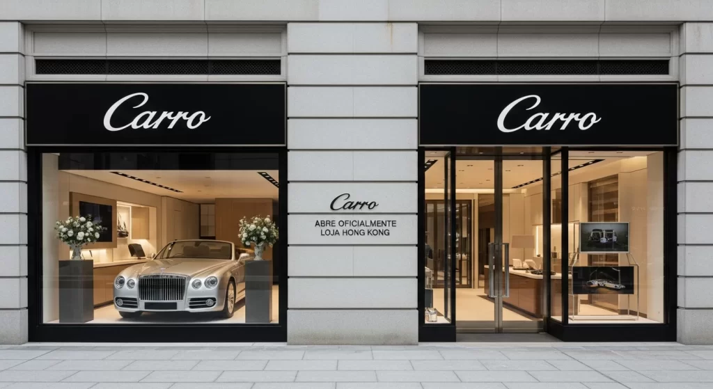 Carro inaugura oficialmente loja de luxo em Hong Kong